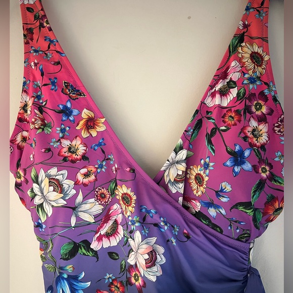 Johnny Was Floral Swimsuit - Picture 4 of 7